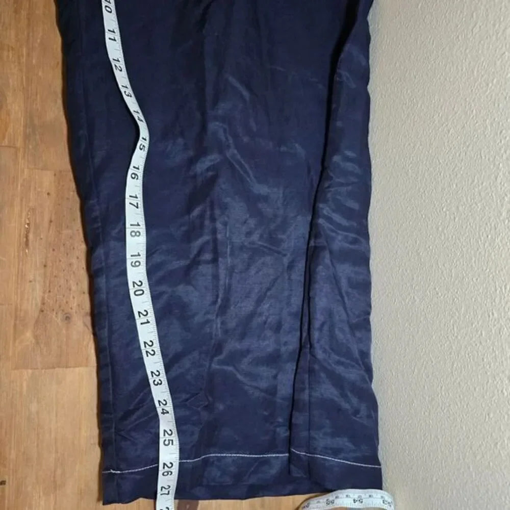 NWT Free People Sancia Navy Blue Halter‎ Wide Leg Jumpsuit Size Small - Picture 9 of 11